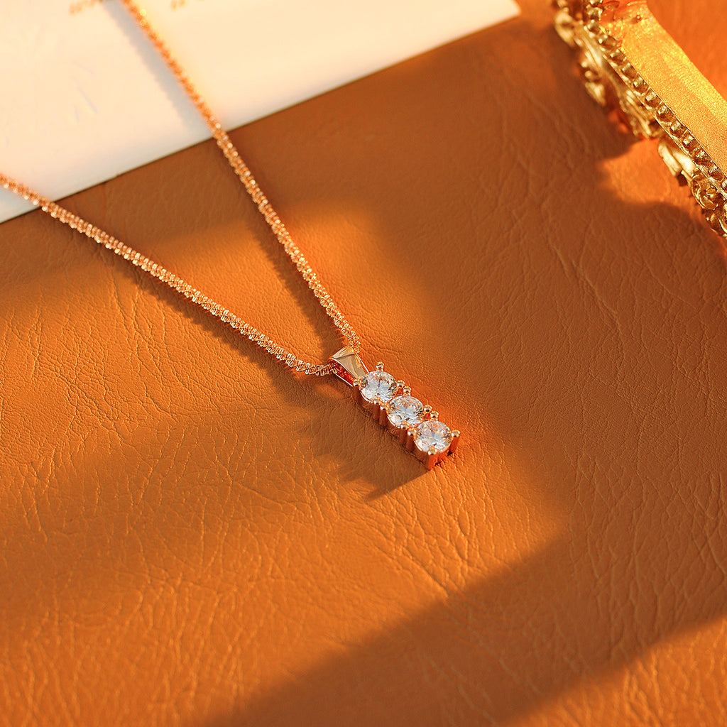 TikTok Live Room Hot-Selling Starry Sky Necklace Versatile High-End Light Luxury Niche Design Collarbone Chain