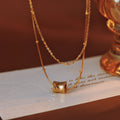 [Xia Shui Yi Ren] Balance Beam Small Waist Versatile Necklace for Women, Niche Trendy Necklace