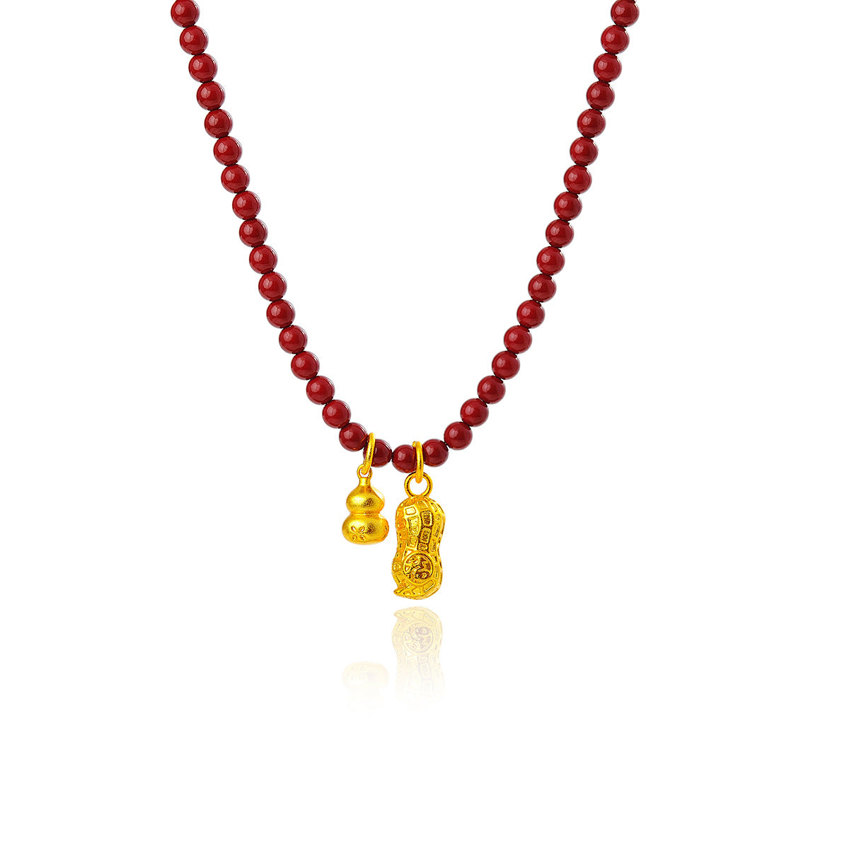 New Chinese Style Gourd Necklace for Women, New Hot-Selling High-End Light Luxury Niche Collarbone Chain Accessory