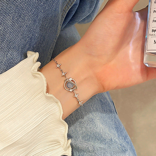 Hot-Selling Creative Geng Geng Galaxy Bracelet for Women, Light Luxury Jewelry with a High-End Feel, Summer Temperament, Niche Versatile Bracelet