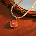 24-Year-Old Vintage Natural Micro-Inlaid High-End Sagittarius Temperament Versatile Baroque Pearl Necklace