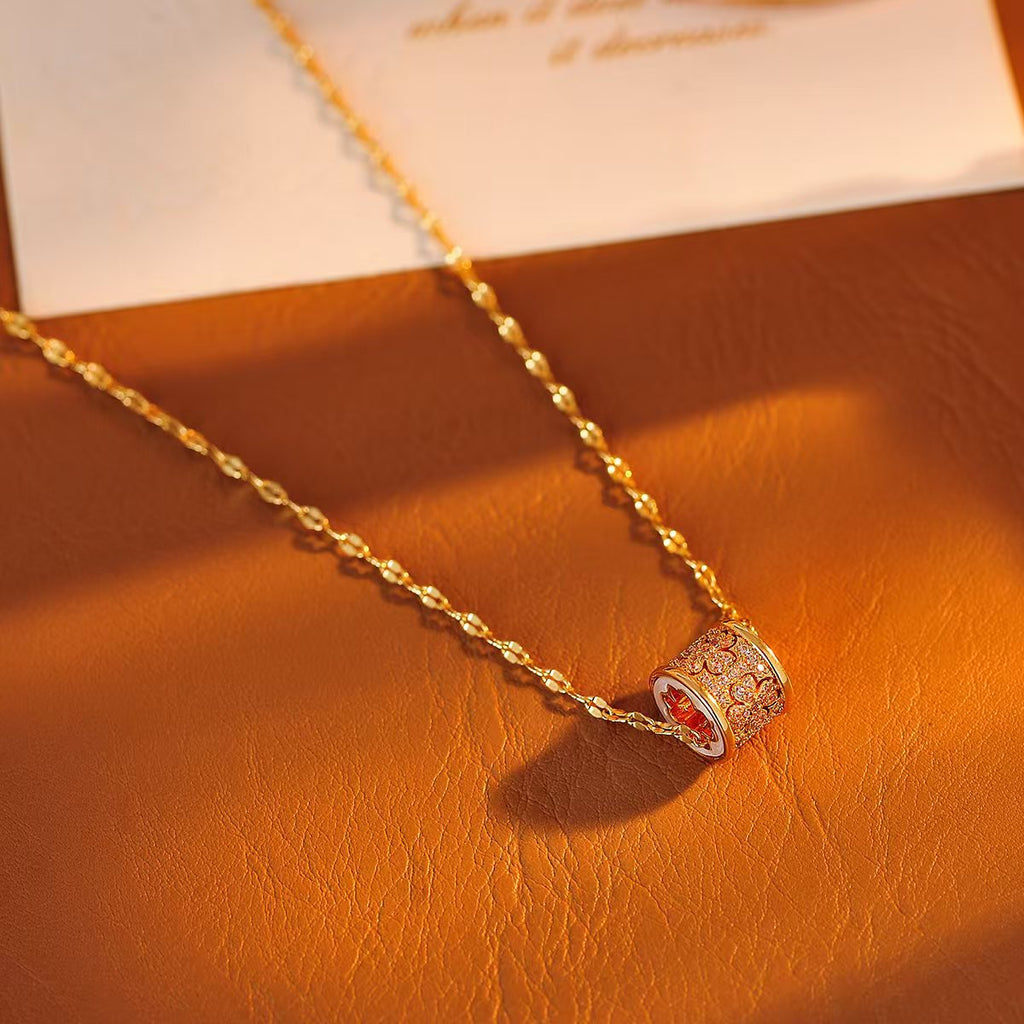 Four-leaf Clover Small Waist Necklace 2025 New Luxury High-end Versatile Design Necklace