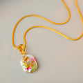 Colorful Natural Pearl Deer Pendant Necklace for Women New Hot-Selling High-End Zircon Collarbone Chain