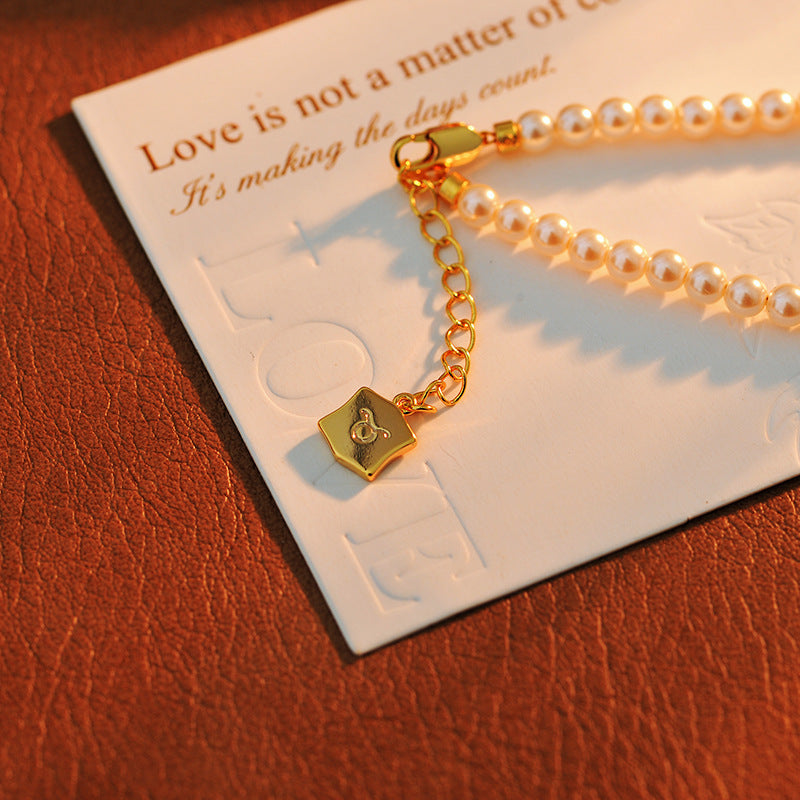 24 Years Natural Baroque Necklace Micro Inlay High-end Taurus Temperament Versatile Pearl Necklace