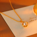 French Retro Exquisite Design Pearl Necklace Light Luxury Niche Fashion Versatile High-end Collarbone Necklace