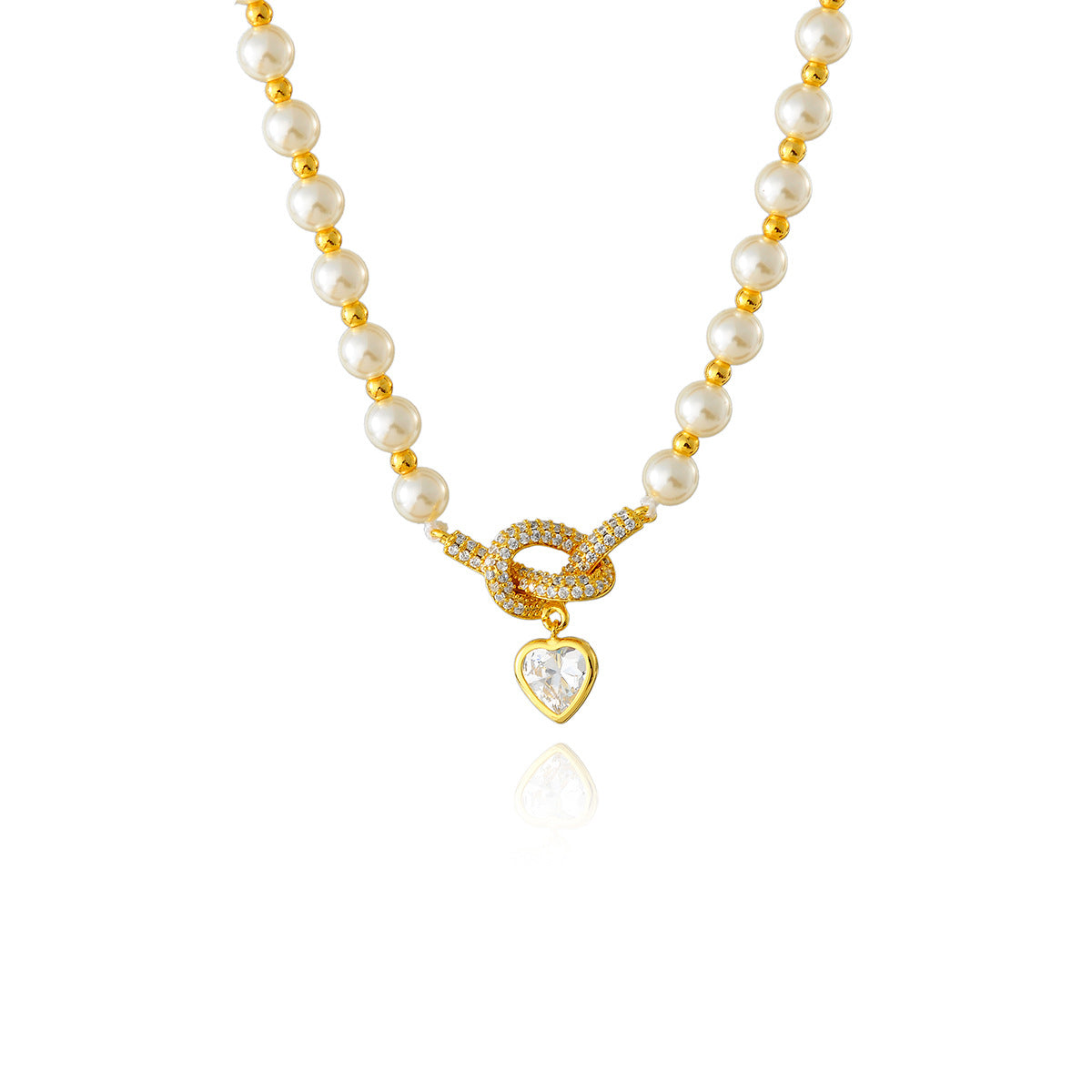 Light Luxury Zircon Pearl Necklace for Women 2025 New Hot-Selling High-End Collarbone Chain Versatile Choker