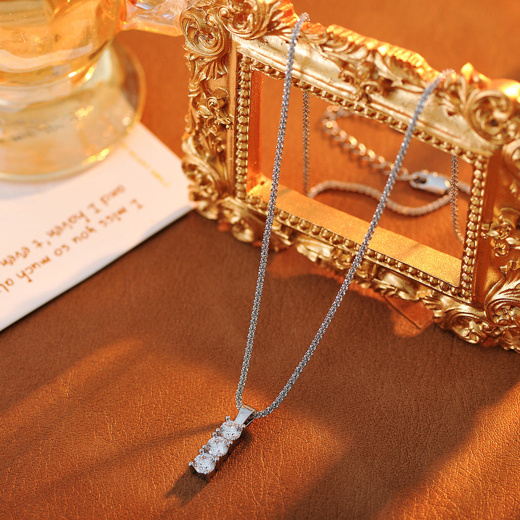 TikTok Live Room Hot-Selling Starry Sky Necklace Versatile High-End Light Luxury Niche Design Collarbone Chain