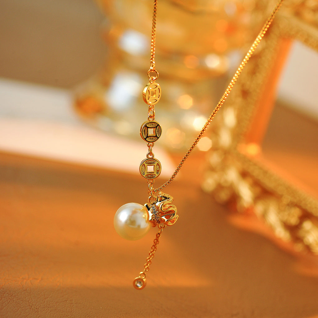 [Duoduo Jinbao] Necklace Original Design Versatile Fashion High-end Jewelry Unique Personality Necklace