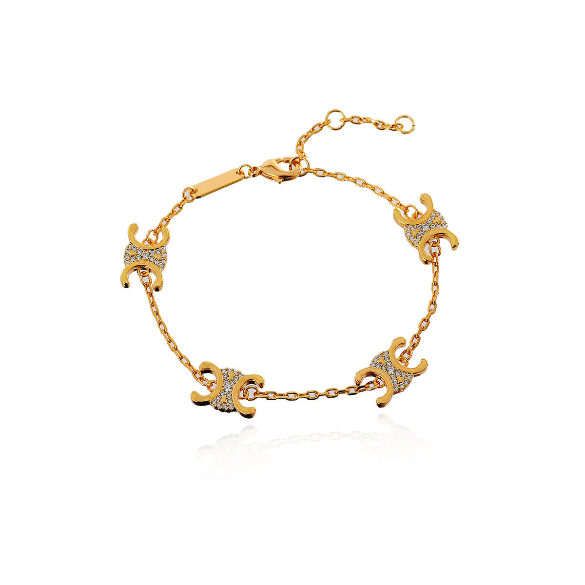 2025 New Arc de Triomphe Necklace for Women, European and American Light Luxury Niche Design, Vintage High-End Bracelet