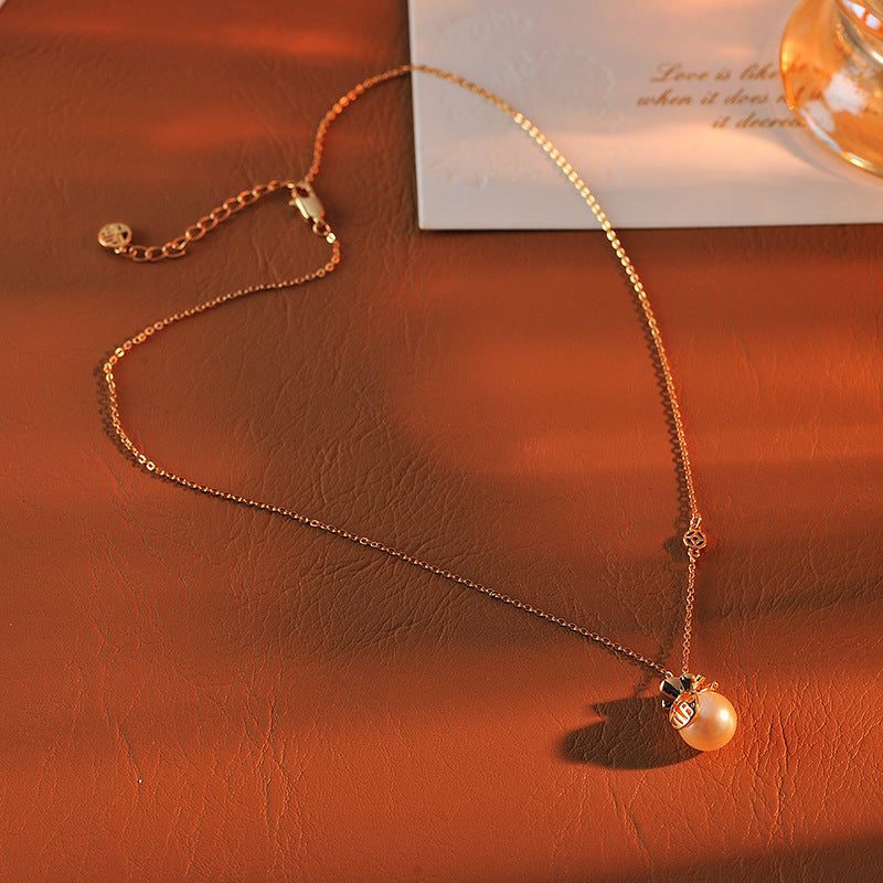 New Year's Niche Design Money Lucky Bag Necklace for Women Versatile Light Luxury Design Sense Collarbone Chain