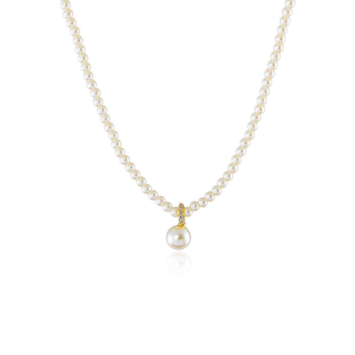 Shijia Pearl Necklace for Women, Niche Design with a Sense of Sophistication, Xiaomi Pearl Choker, New Hot-Selling Clavicle Chain for the Year