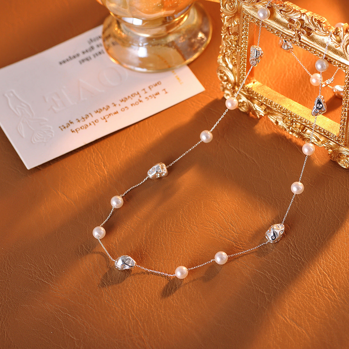 Pearl Necklace Irregular Pearl Necklace High-end Sense of Luxury Niche Elegant Atmosphere High-grade