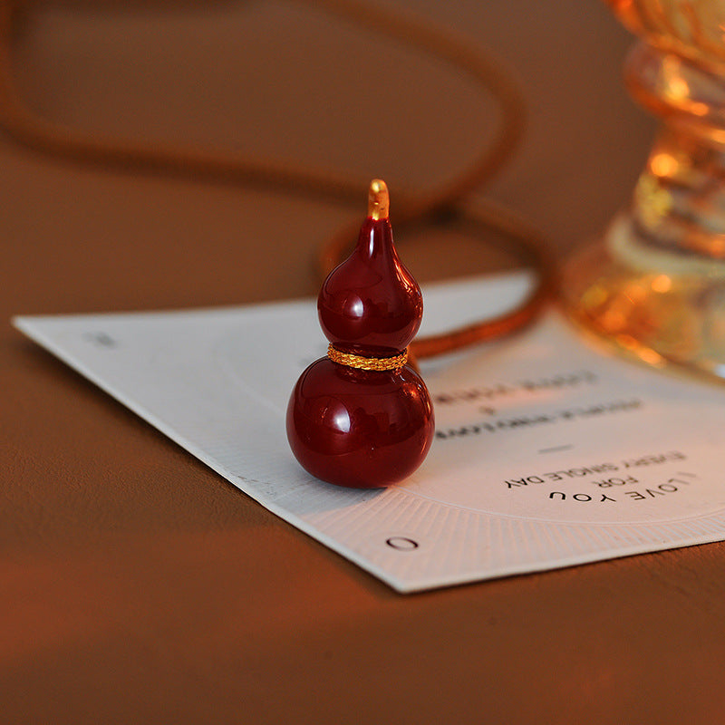 New Chinese Style Oil Drop Gourd Sweater Chain for Women, High-End Long Luxury Niche Fashionable Versatile Necklace