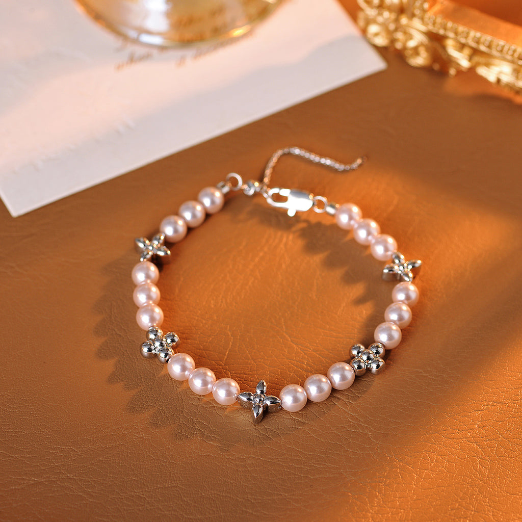 Necklace French Style Pearl Beaded Necklace Fashion Niche Light Luxury Design Versatile Sweet Choker for Women