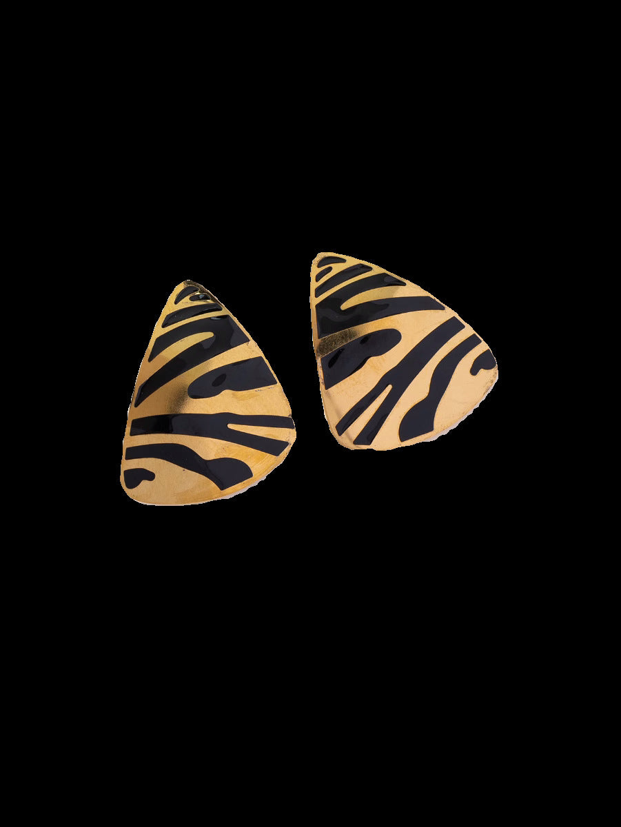 High-end Titanium Steel Jewelry Necklace Earrings Ring Three-piece Set Vintage Retro Earrings Fashion Light Luxury