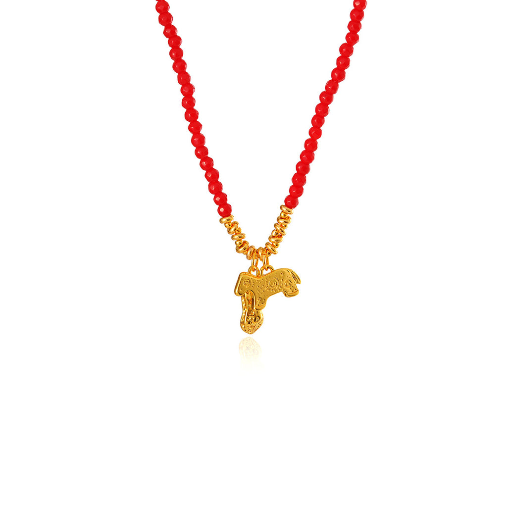 New Fantasy Island Little Elephant Necklace Melad High-end Agate Good Things Peanut Little Elephant Necklace for Women