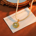 24-Year-Old Vintage Natural Baroque Necklace Micro-Inlaid High-End Virgo Versatile Pearl Necklace