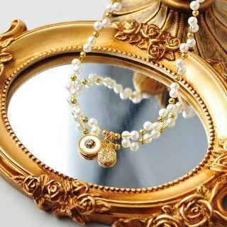 Fashion Trend Design Sense Pull-out Eight-pointed Star Bracelet Necklace for Women High-end Niche Simple Fashion Internet Celebrity Item