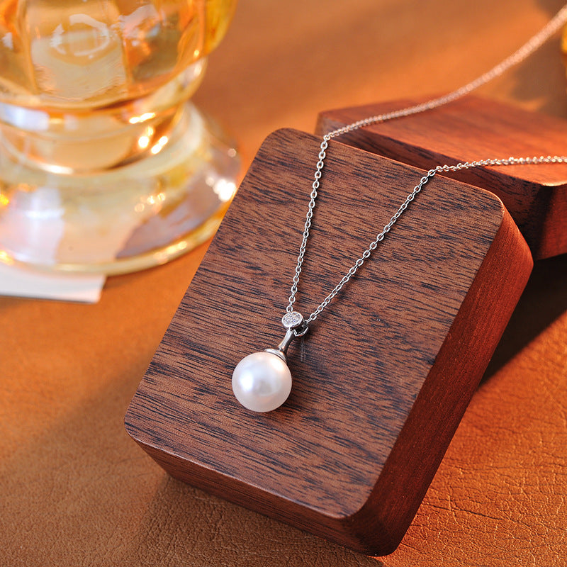 Pearl Necklace for Women Simple Luxury High-end Niche Versatile Collarbone Chain Fashion Versatile Collarbone Chain