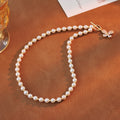2023 New Pearl Butterfly Necklace for Women, Light Luxury Niche Design Clavicle Chain, Elegant Ins Style Jewelry Choker