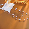 Fashionable Personality Starry Sky Pearl Necklace High-end Niche Light Luxury Collarbone Chain Spring Summer Neck Chain Trend