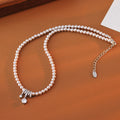 New Hot-Selling Pearl Zircon Necklace Light Luxury Niche Exquisite Choker Accessory High-End Clavicle Chain