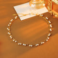 Freshwater Pearl Necklace Elegant Beaded Exquisite Niche Design Sense Choker New Clavicle Chain