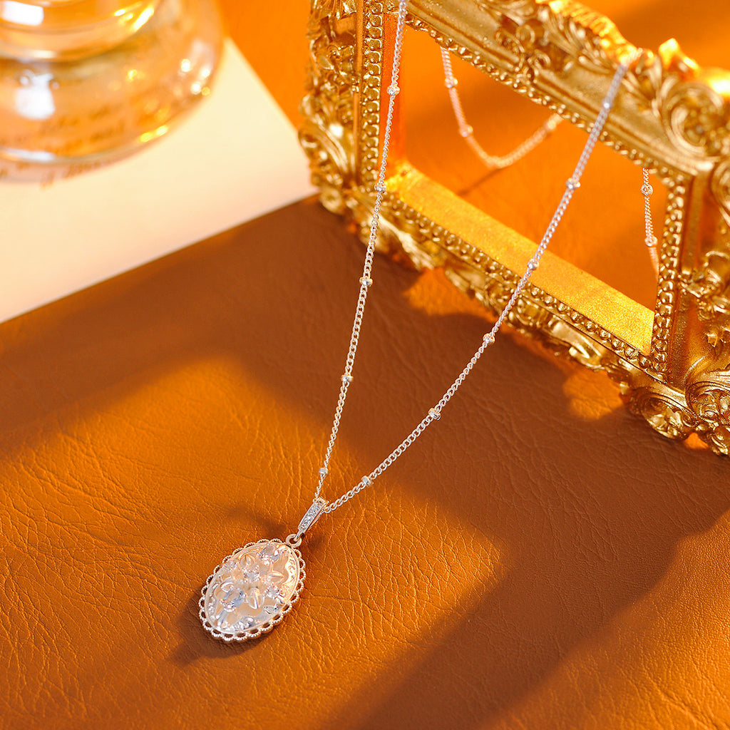 High-end Luxury Zircon Necklace for Women 2025 New Daily Versatile Collarbone Chain Pendant Jewelry