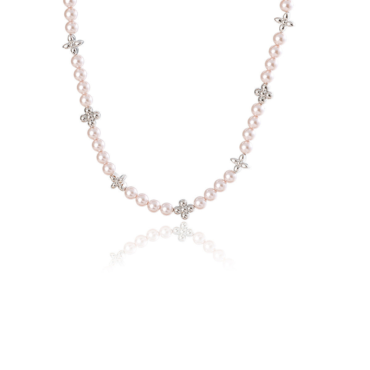 Necklace French Style Pearl Beaded Necklace Fashion Niche Light Luxury Design Versatile Sweet Choker for Women