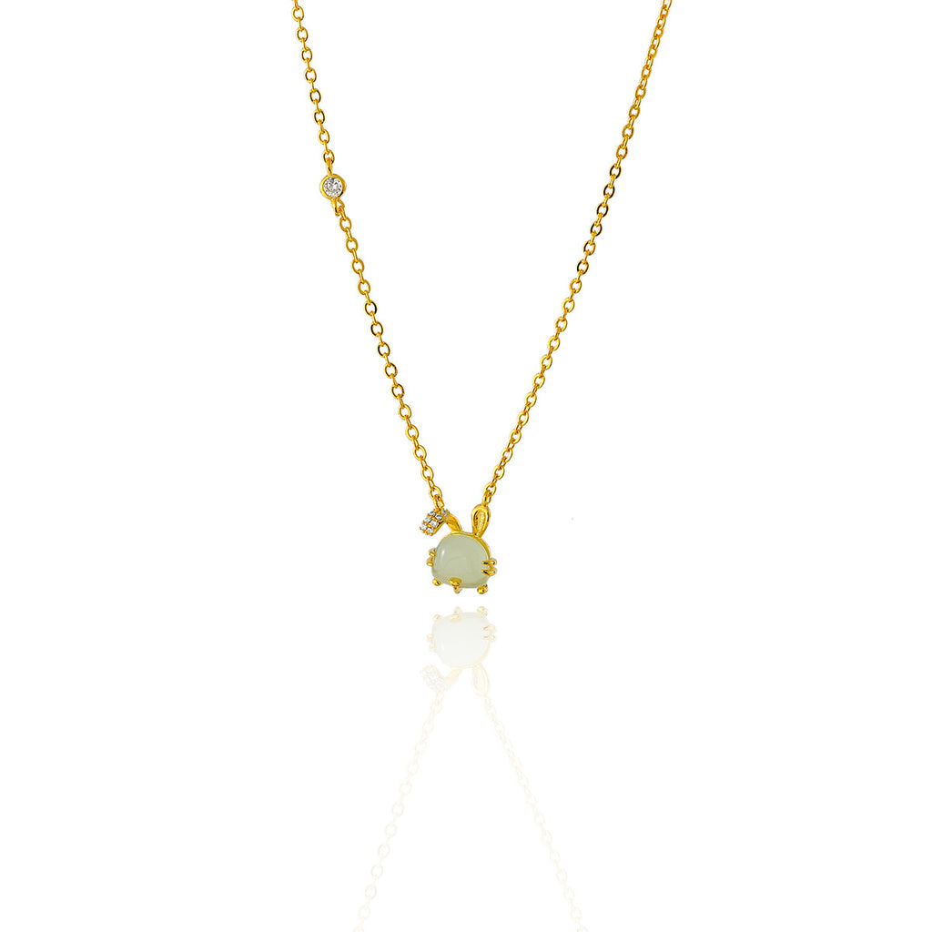 Super Cute Lucky Rabbit Necklace New Year Design Niche Design High-end Clavicle Chain