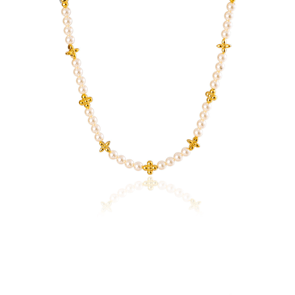 Necklace French Style Pearl Beaded Necklace Fashion Niche Light Luxury Design Versatile Sweet Choker for Women