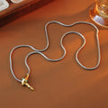 Pull-out Snake Necklace for Women, Niche Design, High-end Clavicle Chain, Unique and Versatile Necklace