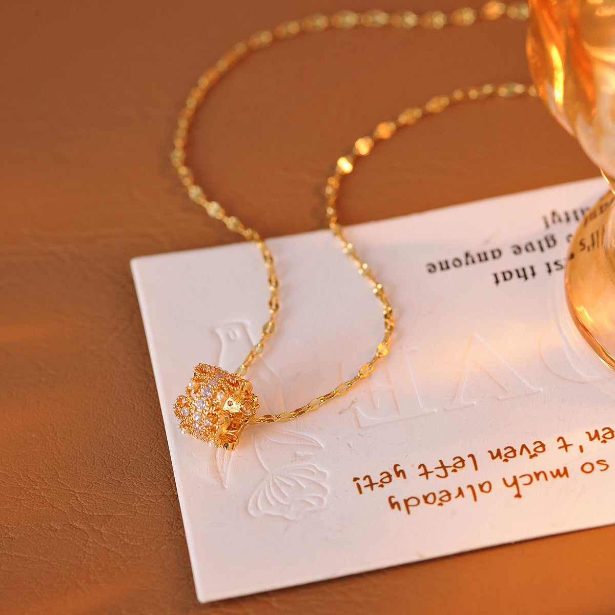 Small Waist Necklace French Elegant Hot-Selling Rice Pearl Necklace Exquisite High-End Clavicle Chain for Women