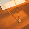 Super Cute Lucky Rabbit Necklace New Year Design Niche Design High-end Clavicle Chain
