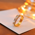 Japanese light luxury new square freshwater pearl ring niche design personality beautiful ring
