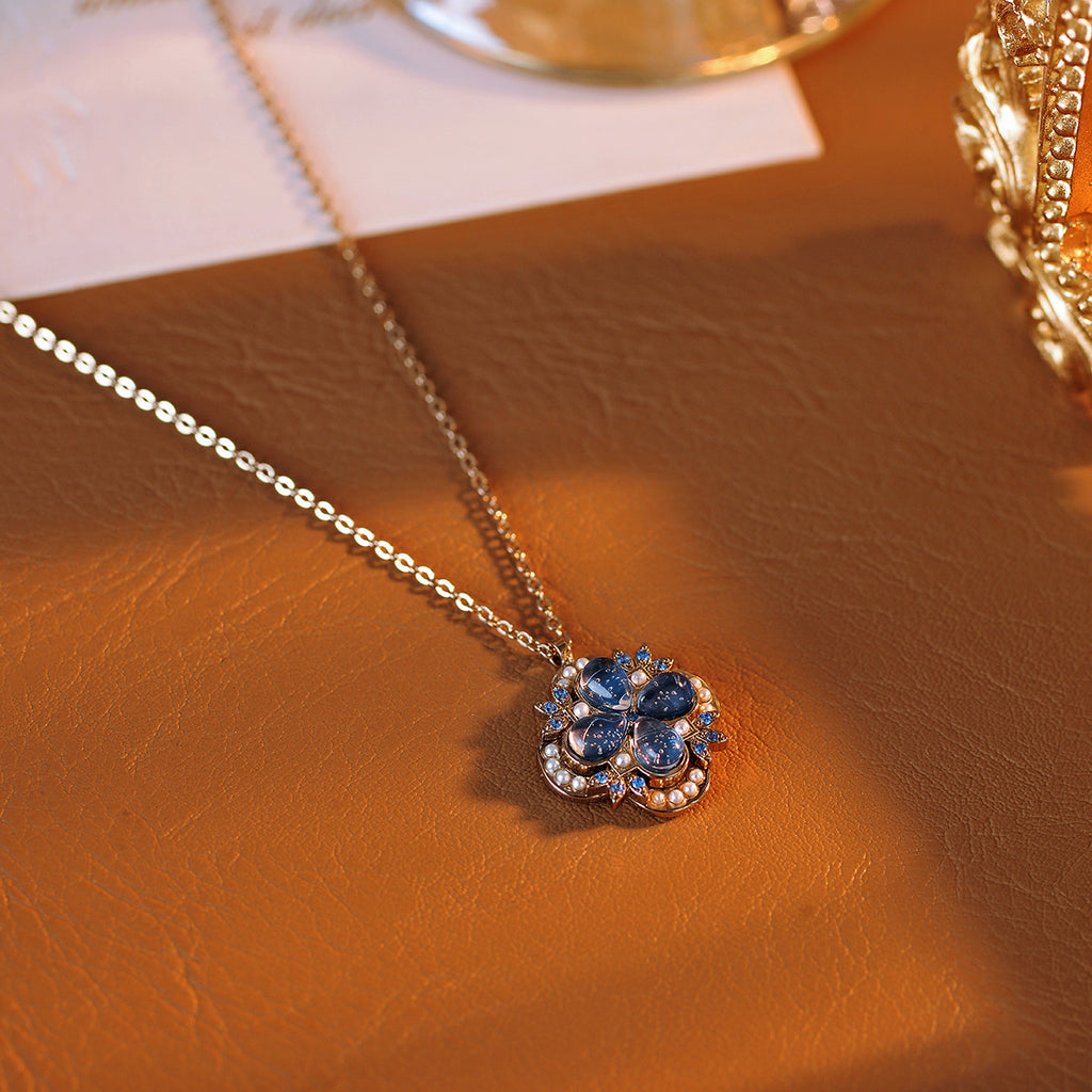 City of Light Cat's Eye Necklace New Art Pendant High-end Light Luxury Niche Design Necklace