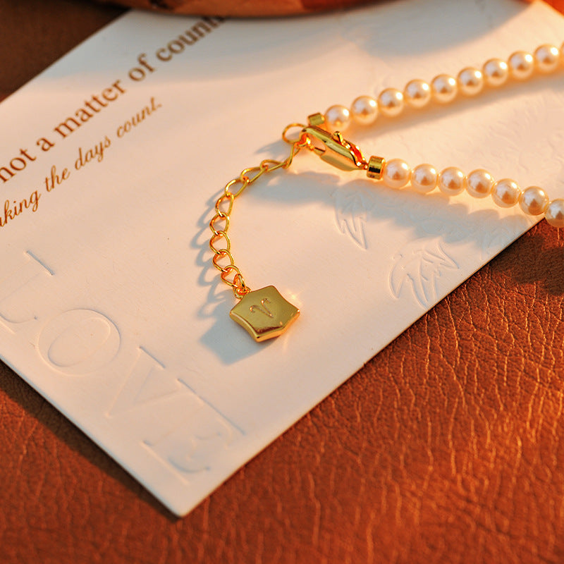 24 Years Natural Baroque Necklace Micro Inlay High-end Feeling Aries Temperament Versatile Pearl Necklace