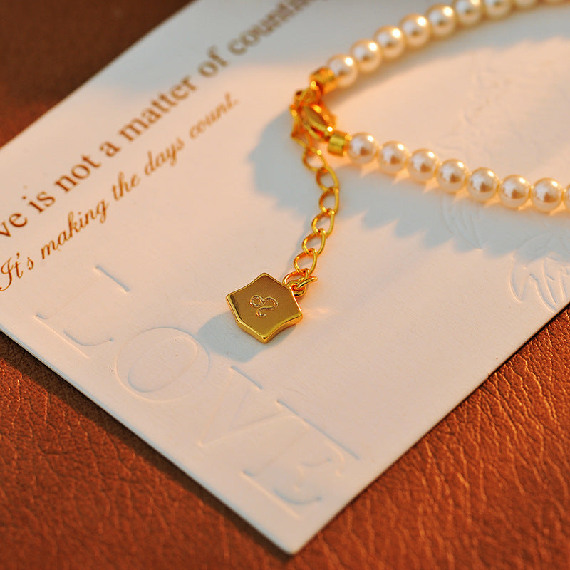 24 Years Natural Baroque Necklace Micro Inlay High-end Leo Temperament Versatile Pearl Necklace