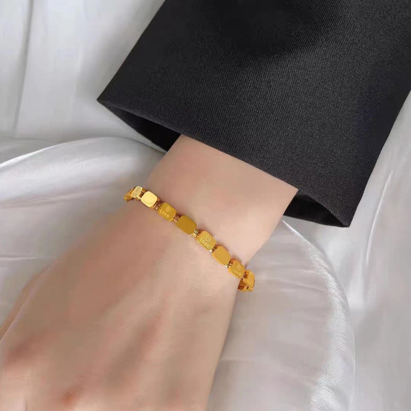 Minimalist Personality Design Small Square Snake Bone Chain Necklace for Women Ins Trend Light Luxury Niche Collarbone Chain Short Neck Chain