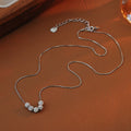 Crystal Ball Necklace for Women, High-end Necklace with Light Luxury Design, Niche Collarbone Chain, Fashionable and Elegant Jewelry