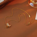 European and American Fashion Butterfly Necklace High-end Fashion Versatile New Butterfly Necklace