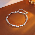 Bamboo Knot Silver Fragment Bracelet for Women New Chinese Style Versatile Retro Design Mother-of-Pearl Beaded Necklace