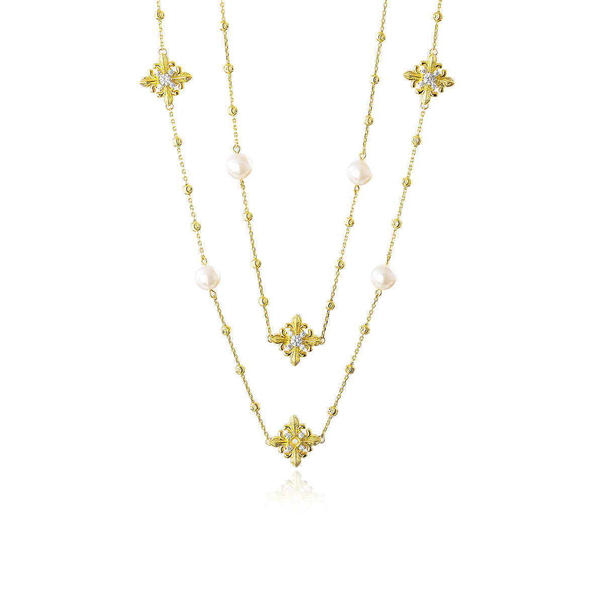 Zircon Star Flower Bracelet New Light Luxury Niche Exquisite High-end Bracelet Necklace Accessories