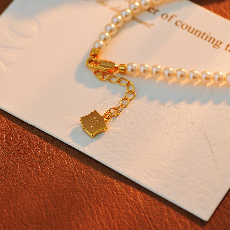 24 Years Natural Baroque Necklace Micro Inlay High-end Feel Pisces Temperament Versatile Pearl Necklace