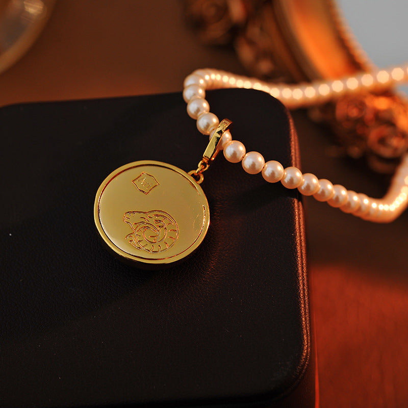 24 Years Natural Baroque Necklace Micro Inlay High-end Feeling Aries Temperament Versatile Pearl Necklace