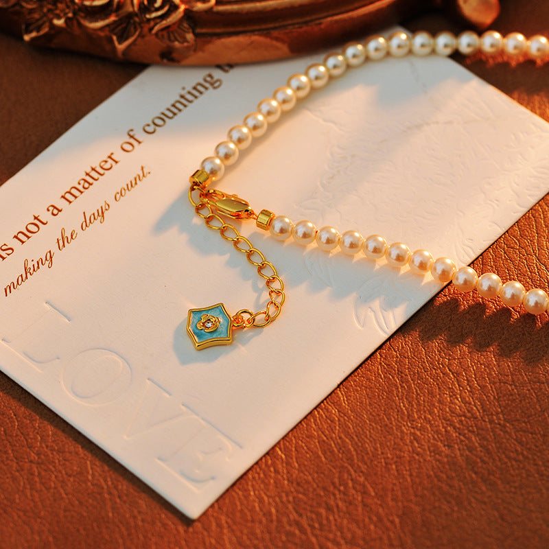 24 Years Natural Baroque Necklace Micro Inlay High-end Capricorn Temperament Versatile Pearl Necklace