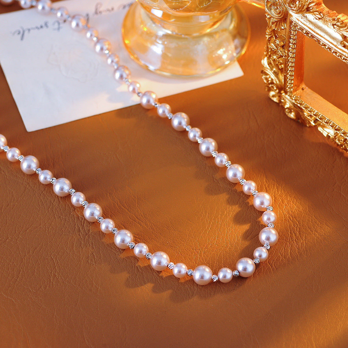 Manta Rose Purple Pink Pearl Fragment Silver Bracelet for Women, Niche Design, High-End Luxury Bracelet, Elegant Socialite Jewelry