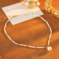 Pearl Necklace Xiaohongshu Elegant Necklace for Women Fashion Retro Pearl Collarbone Jewelry