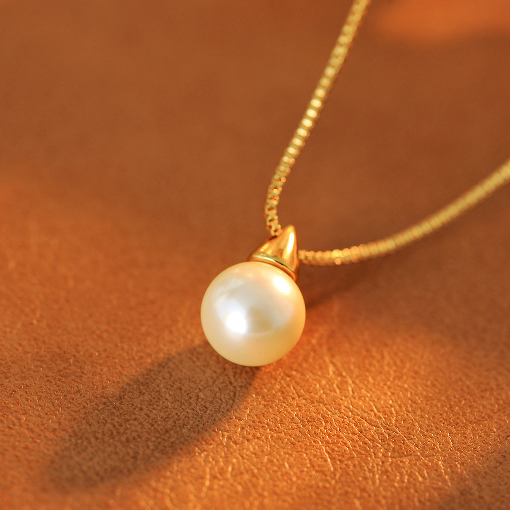 Pearl Necklace Xiaohongshu Same Style Pearl Pendant Collarbone Chain New Design High-end Accessories Jewelry
