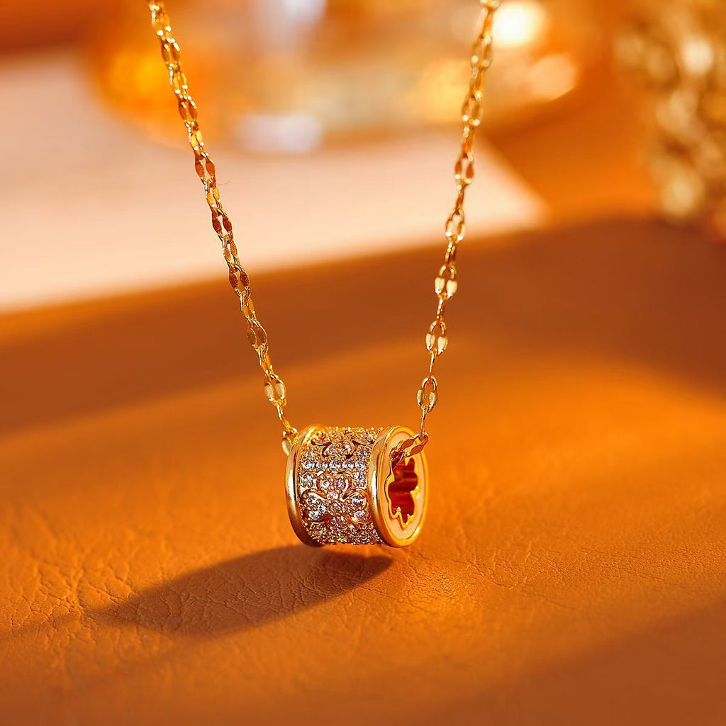 Four-leaf Clover Small Waist Necklace 2025 New Luxury High-end Versatile Design Necklace